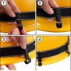 10pcs Black Hard Hat Headlamp Hooks - Hardhat Headlamp Clips
