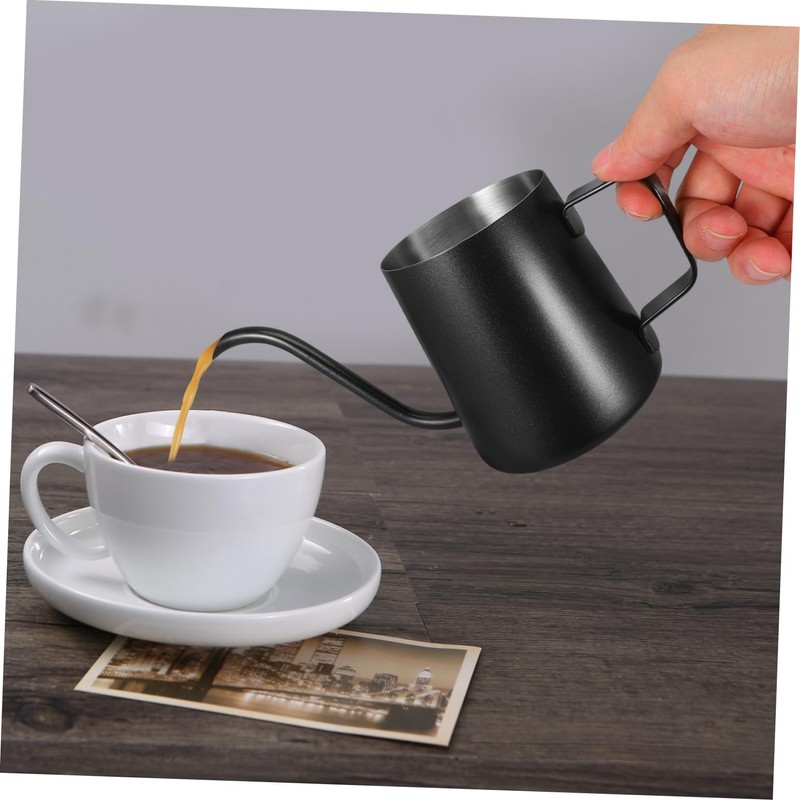 KICHOUSE Long Spout Stainless Kettle Precision Pouring Pot for Hand