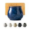 Zoeeker Ceramic Sponge Holder, Kitchen Sink Scrub Caddy Organizer Dish