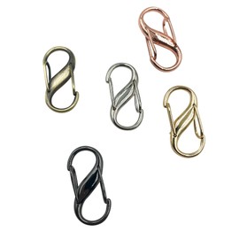 SORTUMOLA 5Pcs Adjustable Metal Buckles for Chain Strap Bag, Chain Links Tiny Metal Clip for Shorten Your Bag Chain Length, Bag Chain Length Accessories,27.5mm (Mixed Color) ET2039