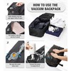 Vacuum Backpack Travel with Pump Personal Item Carry on Flight