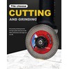 Solidure 2 Pack-4.5" Tile Blade,Diamond Porcelain Blade for Cutting and