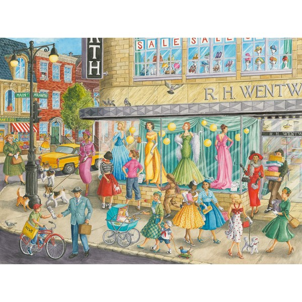 Ravensburger 16459 Sidewalk Fashion 1500 Piece Puzzle for Adults - Every Piece is Unique, Softclick Technology Means Pieces Fit Together Perfectly