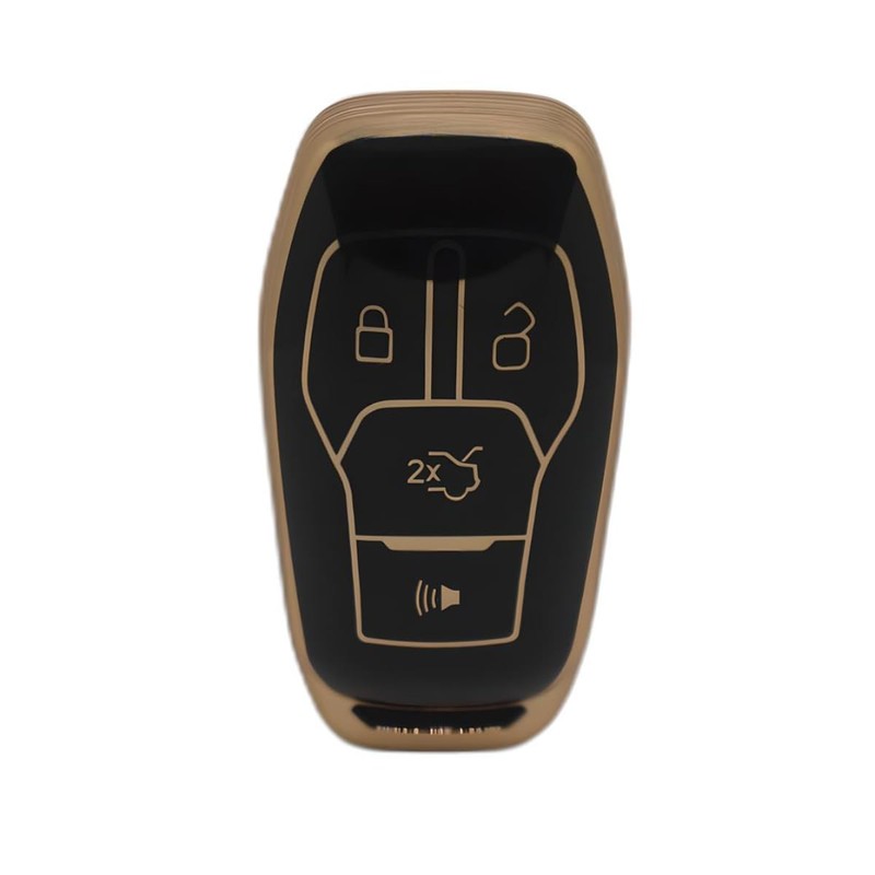 HEYEZQTY 4 Button Keyless Key Fob Cover Protector Case Shell