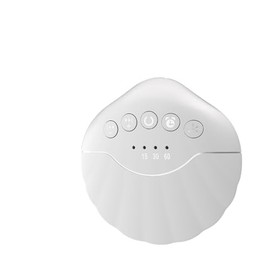KIBEE Portable White Noise Machine - 12 Soothing Sounds, Timer, Egg-Sized, Night Light for Sleeping Baby & Adults