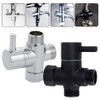 Shower Diverter Valve, G1/2 Inch Brass Shower Arm Shut-Off Valve