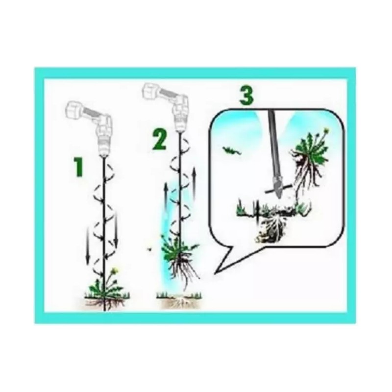 WeedSpinner LT drill-powered weed removal tool for lawns and landscapes