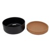 Kamenstein Ceramic and Cork Large Breathable Produce Bowl with Lid