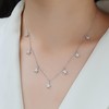 solarrajewelry Moissanite Star Pattern Pendant Necklace | Lab Grown 1.0ct