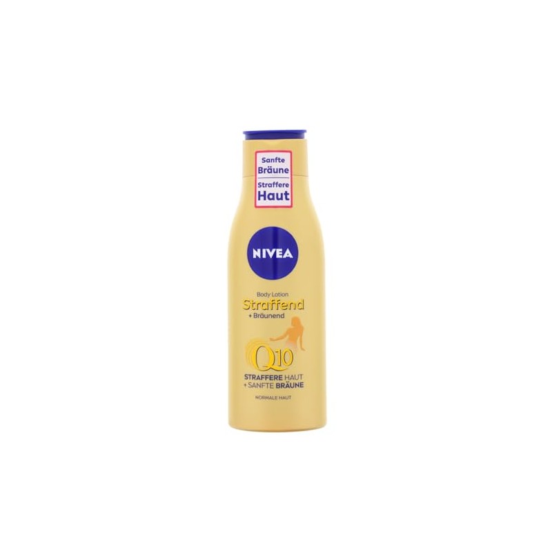 3 x NIVEA Body Lotion Straffend+Bräunend Q10 Pflege jeweils 200ml