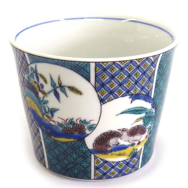 Kutani Ware MCF-09 Blue Subura Kiln Inokuchi Soba Inokuchi Old