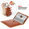 TEMLUM Portable Ashtray, Portable Purse, Set of 4, Luxury PU,