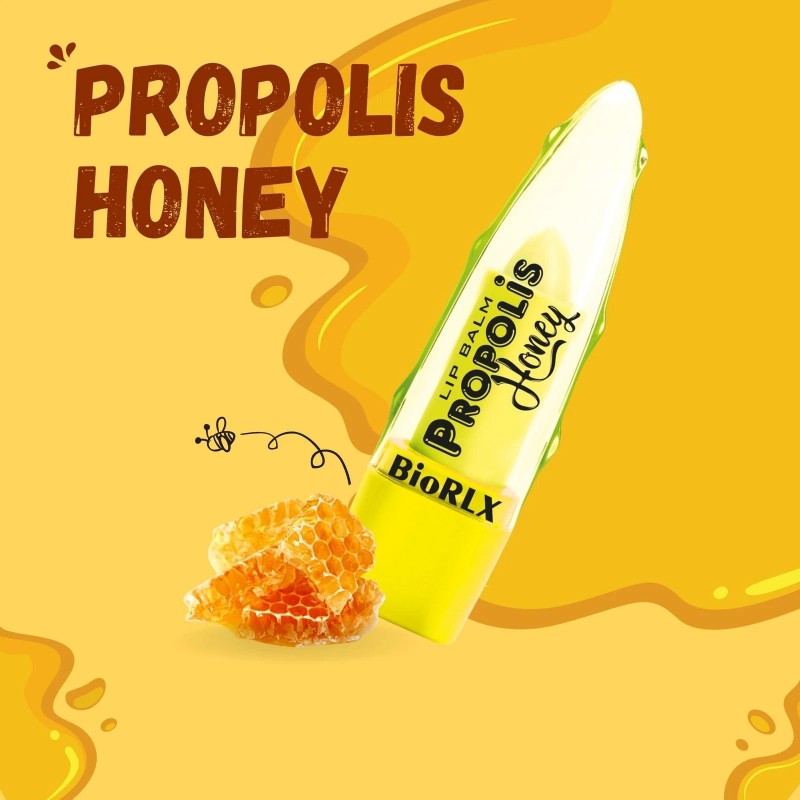 BioRLX Bee Propolis and Honey Lip Balm Pack of 3
