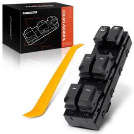 A-Premium Master Power Window Switch Compatible with Hyundai Tucson 2010 2011 2012 2013, Front Left Driver Side, with Anti-Pinch Feature, Replace# 935702S110MBS
