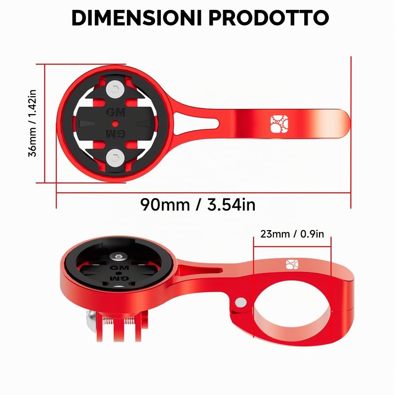 Bike AeroBar - Supporto GPS per computer Garmin Edge Explore,