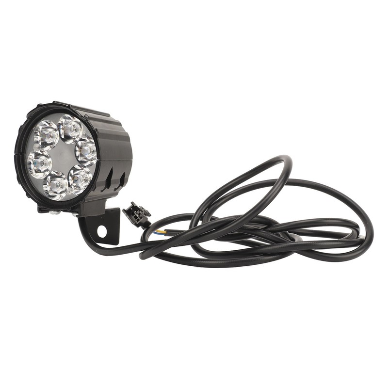 Cycling Horn Headlamp Waterproof 12‑72V Aluminum Electric Bike Front Light
