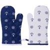 Set of 2 Pot Holders, Oven Gloves, Heat-Resistant, Washable, for