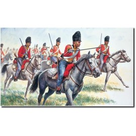 ITALERI Historic Figure 1/72 Napoleonic Wars, British Heavy Cavalry, Scott Grey