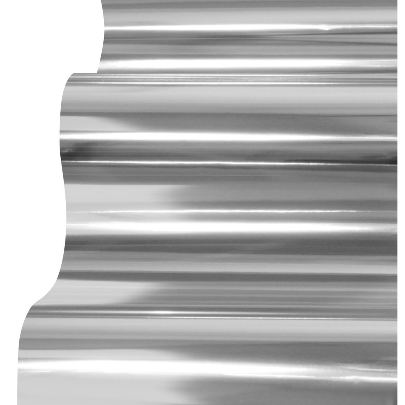 VViViD Silver Mirror Chrome Cast Vinyl Wrap Self-Adhesive Film Air-Release