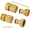 BILAL Quick Connect Hose Fittings, Garden Hose Quick Connect Kit,