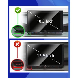 Only for 2026 2027 Toyot a RAV4 LE SE XLE Premium Woodland 10.5inch Screen Protector for 2026 Toyot a RAV4 10.5Inch Accessories Dash & Nav. Tempered Glass Protective Film 2pcs(NOT FOR Limited 12.9inch)
