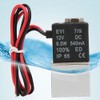 Quick Response Solenoid Valve Water Air Oil 2-Position 2-Way Aluminum