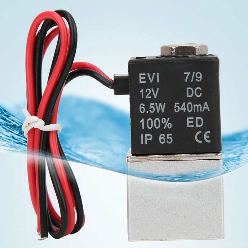 Quick Response Solenoid Valve Water Air Oil 2-Position 2-Way Aluminum