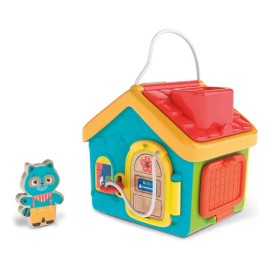 Juego Casa Didctica Montessori Con Actividades Para Bebs Color Azul
