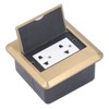 Floor Electrical Outlet Multifunctional Stainless Steel Recessed Concealed Pop Up