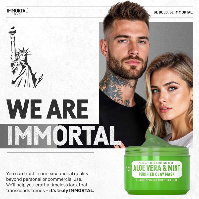 Immortal NYC Immortal NYC Aloe Vera & Mint Purifier Clay