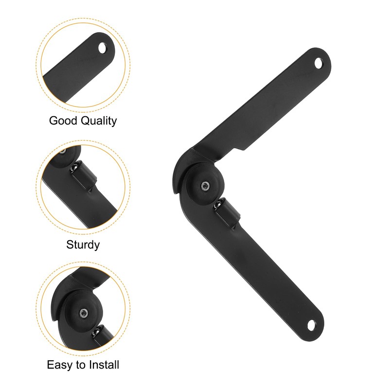 sourcing map 2 Pcs Lid Support Hinge, Rotatable Folding Lift