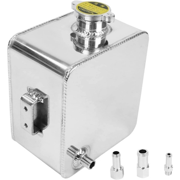 autopartsprousa 2.5L Aluminum Radiator Coolant Overflow Reservoir Recovery Water Tank