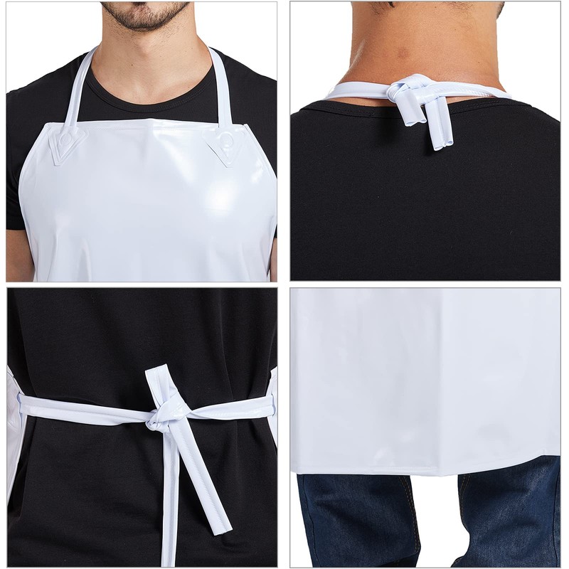 Nanxson Unisex PVC Waterproof Aprons Work Apron Meat Apron Butcher