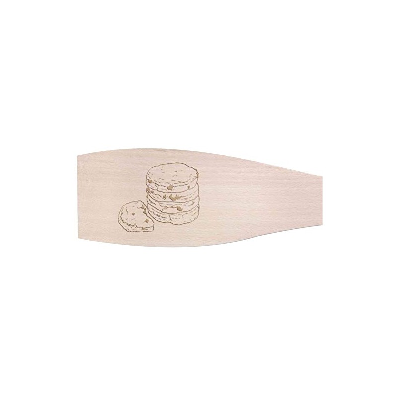 Large 'Welsh Cakes' Wooden Cooking Spatula (SA00018138)