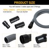 CMXZVBE38761 for craftsman shop vac hose，1-7/8 in. x 7 ft.