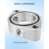 HUQUZN Thermostat Housing Spacer Fit for Brodix HV Series Intake