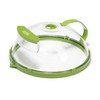 Tasty Microwave Splatter Cover with Built in Water Steamer &