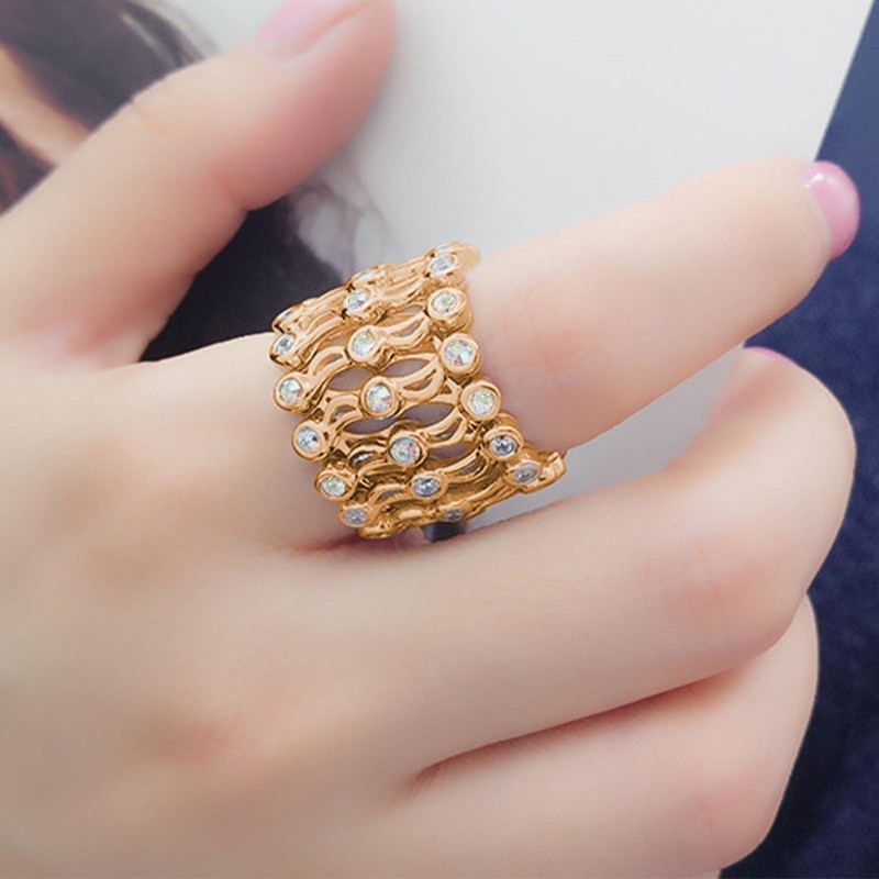 Frodete Expandable Ring Bracelet, Folding Retractable Ring Bracelet, Adjustable Transform