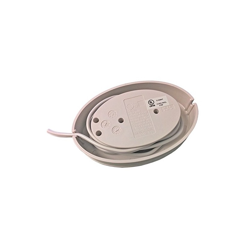 Electriduct 3 Outlet 5 Foot Hidden Power Extension Cord Reel