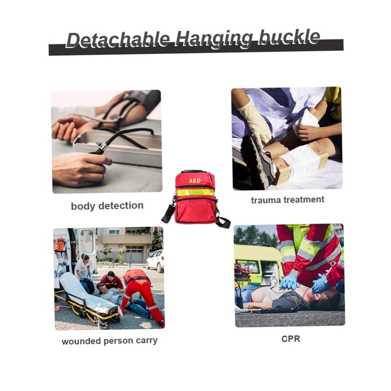 Healvian Bag Container Emergency Kit Red