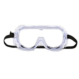 KeeboMed Anti-Fog Protective Safety Goggles Clear Lens Wide-Vision Adjustable Chemical Splash Eye Protection Soft Lightweight Eyewear