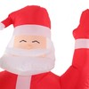Inflatable Christmas Old Man Model with Gift Bag in Hand