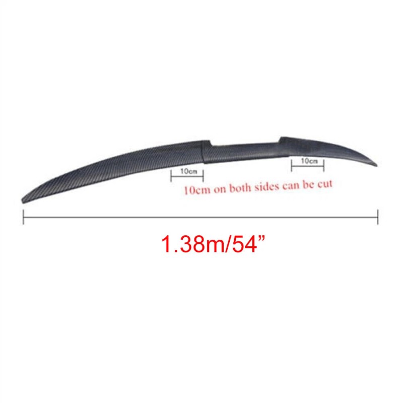 ryck motoring 46''-54'' Adjustable Carbon Fiber Pattern Sport Racing Rear