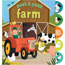 Seek & Peek Farm: A lift the flap pop-up book about numbers!