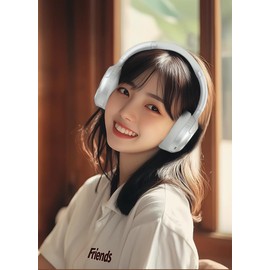 Metal Bluetooth 5.3 Headphones Over-Ear, High Res Audio Foldable Lightweight Wireless Headphones with Microphone, Comfortable Protein Ear Pads, 15H Playtime for Home Office Mobile PC and more (silver)