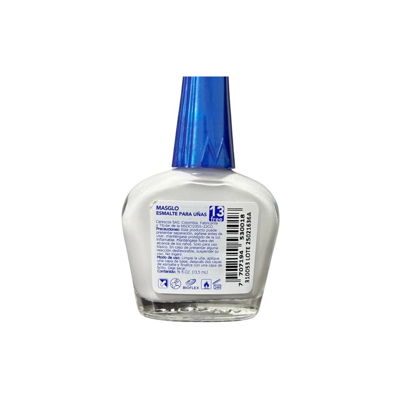 Masglo Juego de esmaltes de uñas, 4 piezas, arte francés