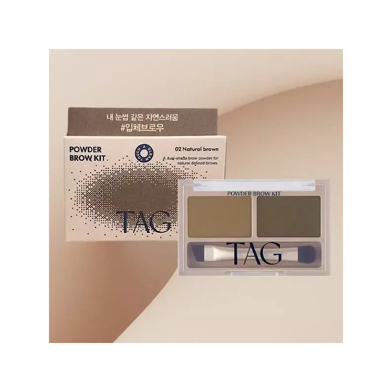 Tag 태그 파우더 브로우키트 1호 애쉬브라운 / 아이브로우 Tag Powder