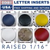 Advanced Trims YELLOW C7 Engine Cover Plastic Letters Set For