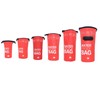 DonDon Waterproof Outdoor Dry Bag for Your Valuables, red