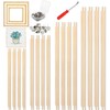Needlepoint Stretcher Bars Wooden Adjustable Frame Set for Embroidery and